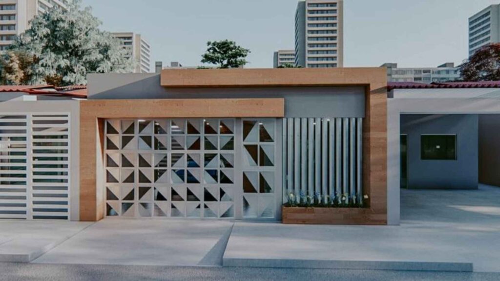 Unique Boundary Wall Design